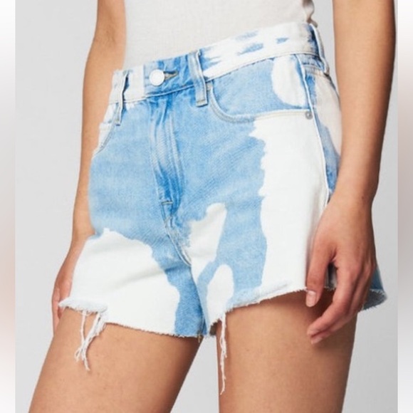 💘NWT BLANKNYC THE BARROW VINTAGE HIGH RISE SHORT BLEACHED TIE DYE SIZE 27 or 4! - Picture 12 of 12